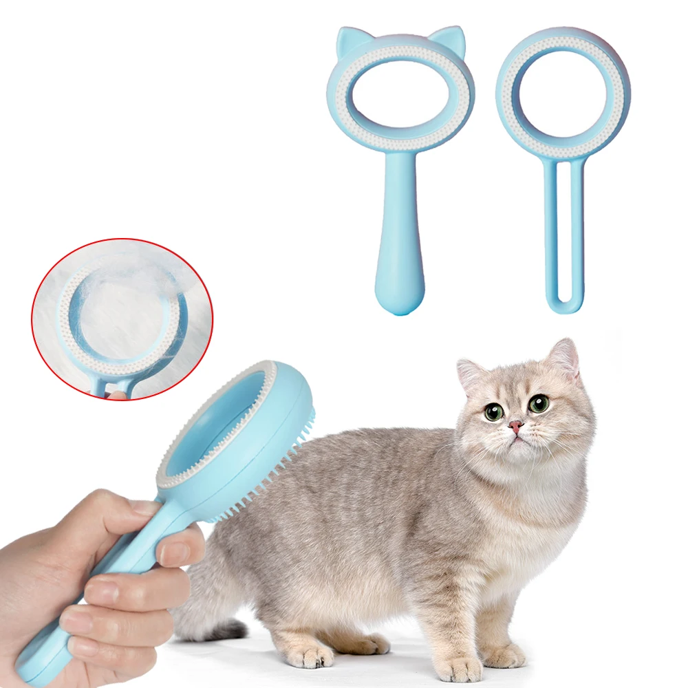 

1PC Pet Dog Double-Sided Hair Remover Cat Comb Along Hair Pet Care Brush Shedding Tools Cleaning Supplies