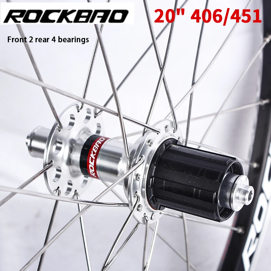 MLyxgs Jeu de Roues Pliantes 20 Pouces 406 451 100/135 mm à