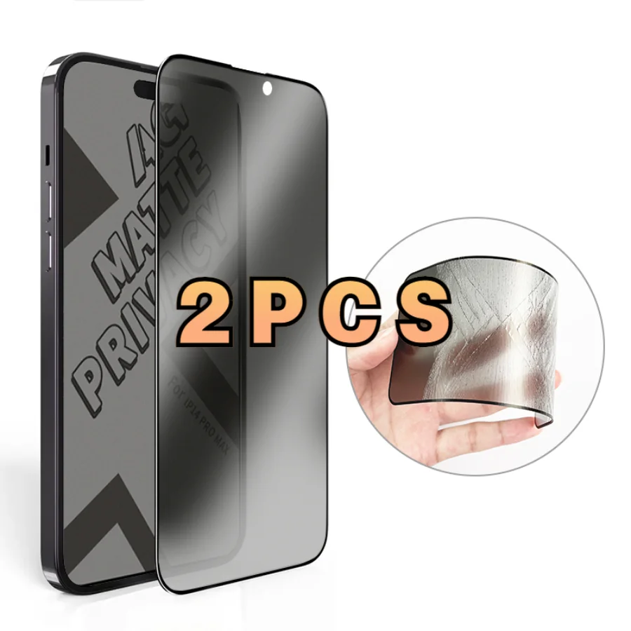 

2 шт. антишпионское закаленное стекло для IPhone 11 12 13 Pro Max 15 14 Plus Защитная пленка для IPhone 7 8Plus X XR XS Max SE2
