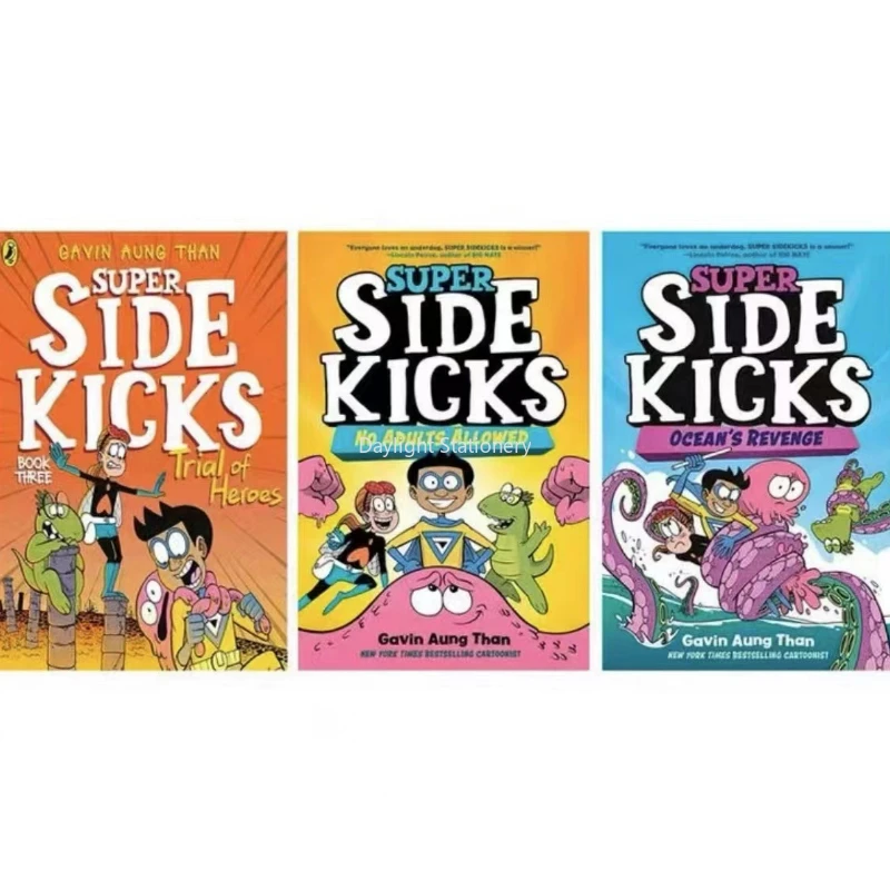 super-sidekicks-series-1-3-english-full-color-comics-featuring-superheroes-and-villains