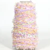 330Meters/Reel Rainbow Butterfly Paper Yarn Colorful Fancy Blend Partner Thread for Hand Knitting Summer Sweater Supplies 6