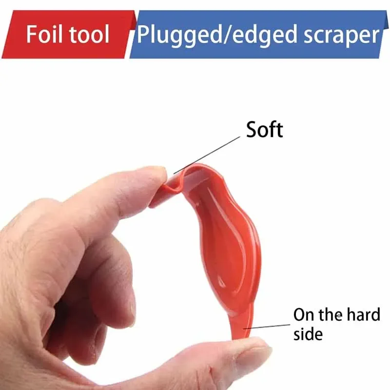 자동차 스티커 마이크로 스퀴지 스크레이퍼 경도 랩 비닐 도구, 자동차 마이크로 개스킷 스퀴지, 자동차 필름 포장 스크레이퍼 액세서리