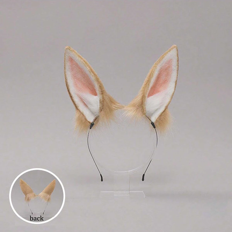 Plush Rabbit Ears Headband Cosplay Hair Accessories