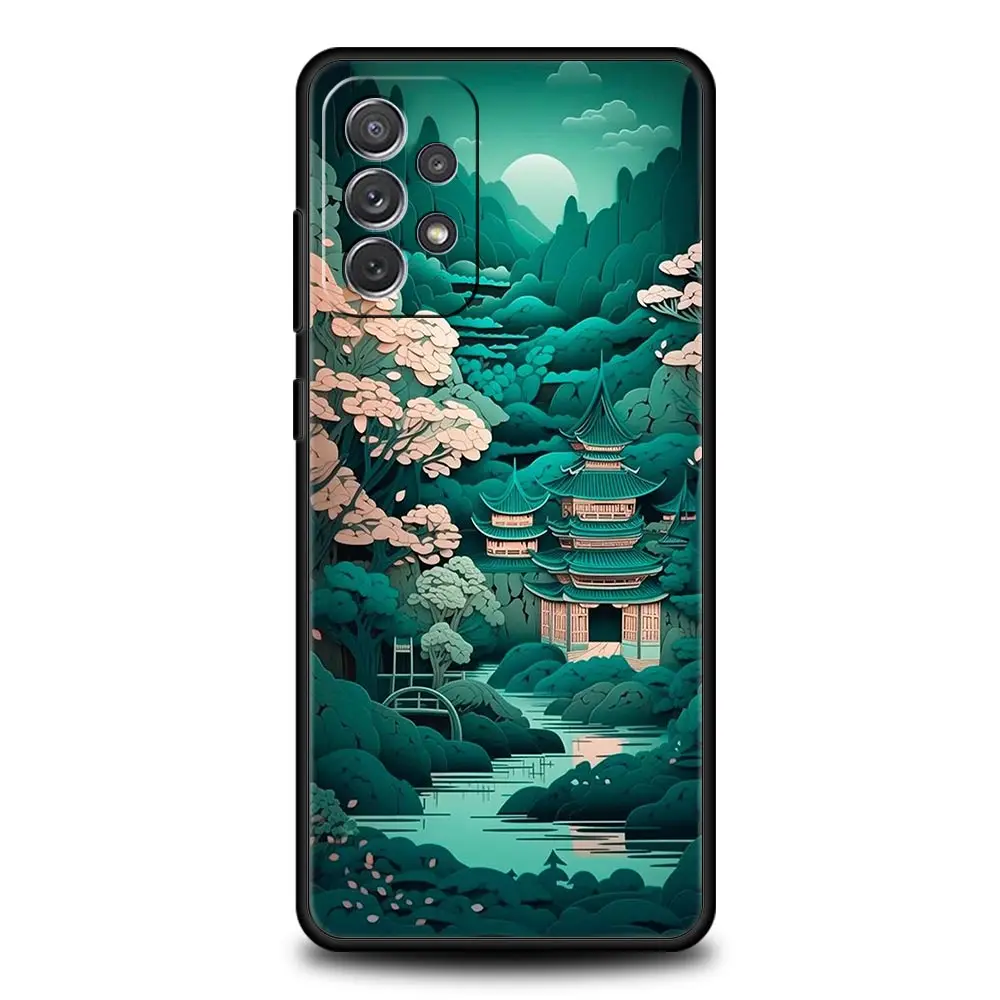 Japanese Landscape Design Phone Case Cover