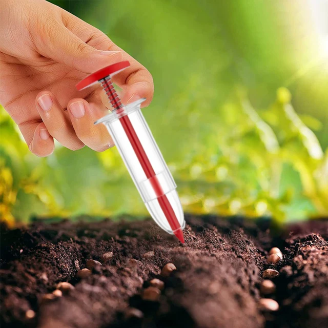 6Db Vetőmag Adagoló Kis Magokhoz Mini -Adagoló Kézi Kézfogás Palánták Dibber Kerti Szerszámkészletek - Image 6