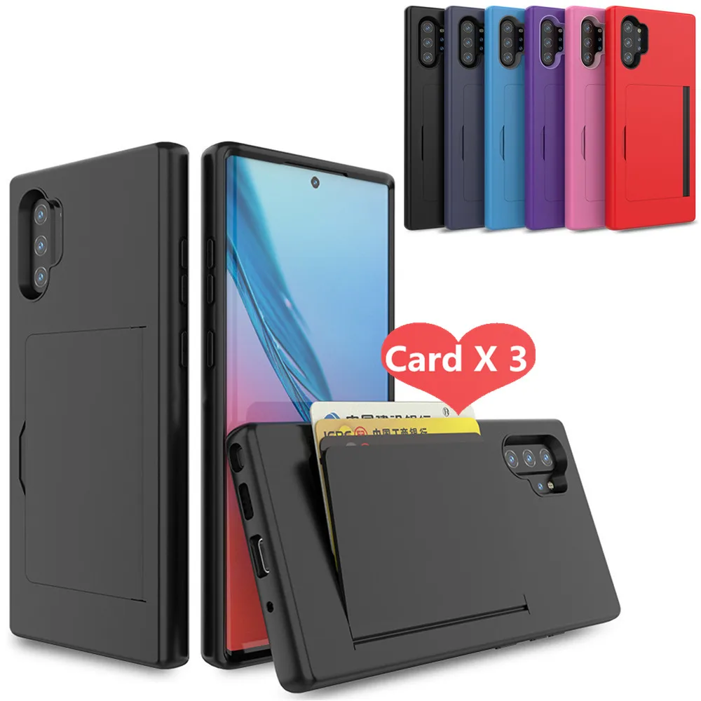 Custodia Color Caramella Per Samsung Galaxy Note 10 + A10E A20 A30 S10 5G Plus S10E Custodia Flip Card Slot Cover Per Samsung Note 10 Plus