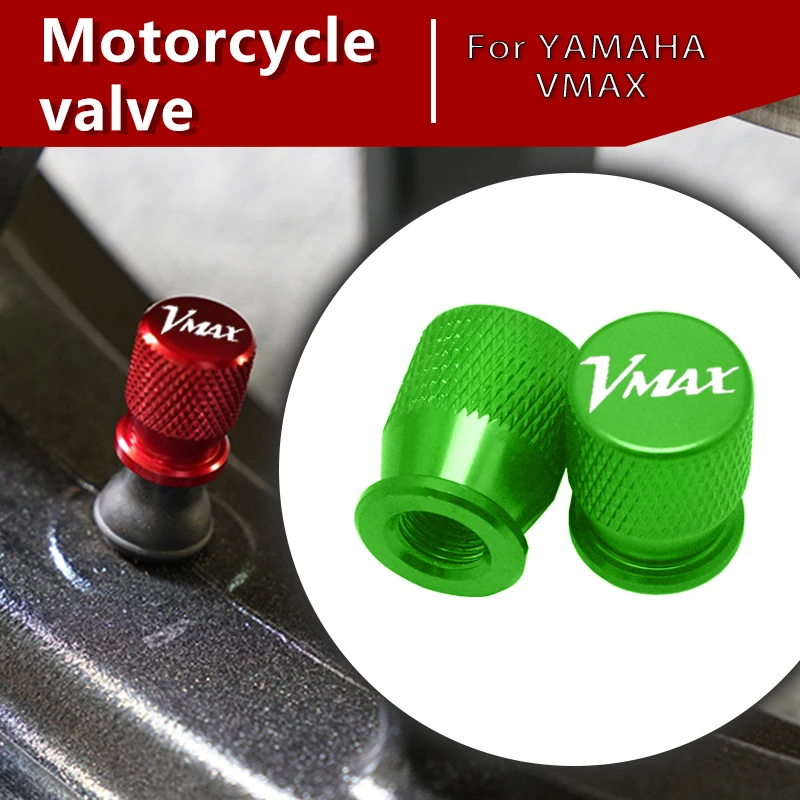 

VMAX Motorcycle Tire Valve Air Port Stem Cap Cover Plug Aluminum Accessories for Yamaha Vmax 1200 1700 VMAX1200 VMAX1700