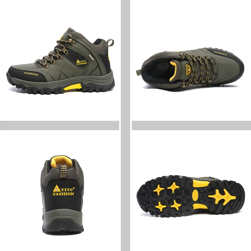 Professional Hiking Boots Men Waterproof Outdoor Boots Men Hiking Non Slip Trekking Shoes Men Mountain Climbing New Arrivals