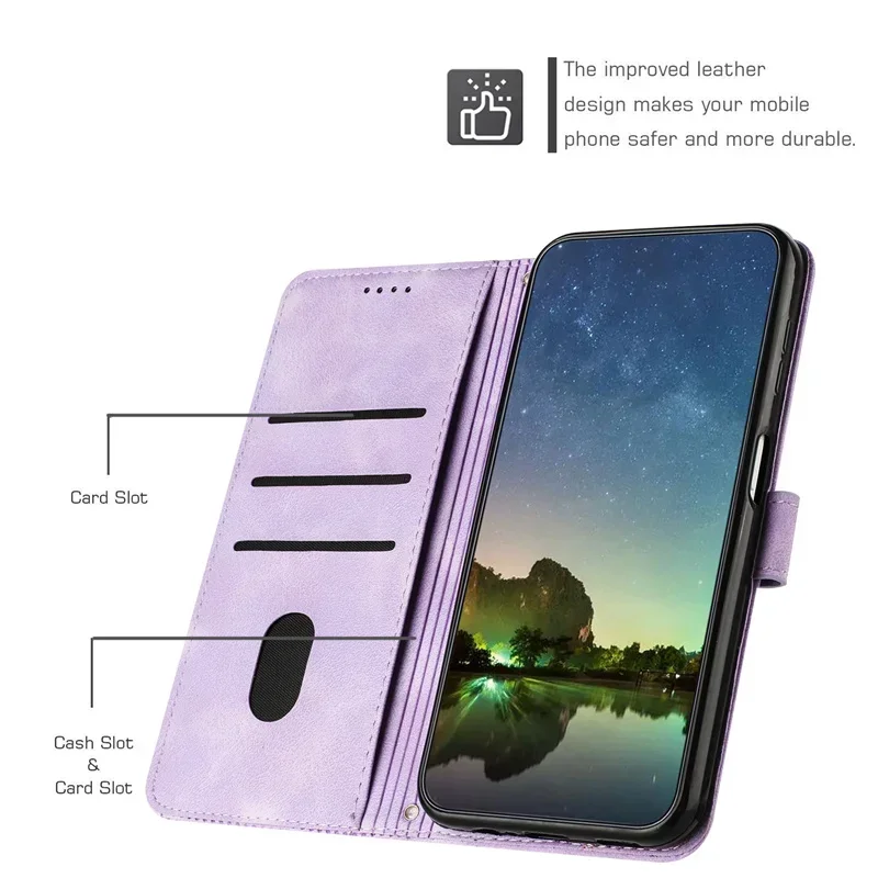 Premium Flip Magnetic Leather Wallet Stand Phone Case Cover