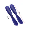 10pcs 46mm 4.6cm 0.8mm 1.0MM CW CCW AB Props Propellers Main Blades fit 716 615 720 Coreless Motor For Airplane Drone Parts 6