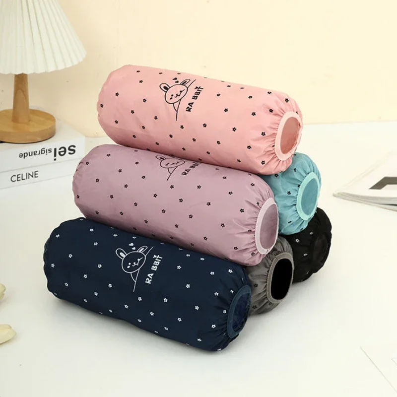 1Pair Oversleeve Waterproof Oilproof Cuff Home Kitchen Cleaning Accessories Sleeves Adult Arm Cartoon Printed Work waterproof oversleeves kitchen arm sleeves