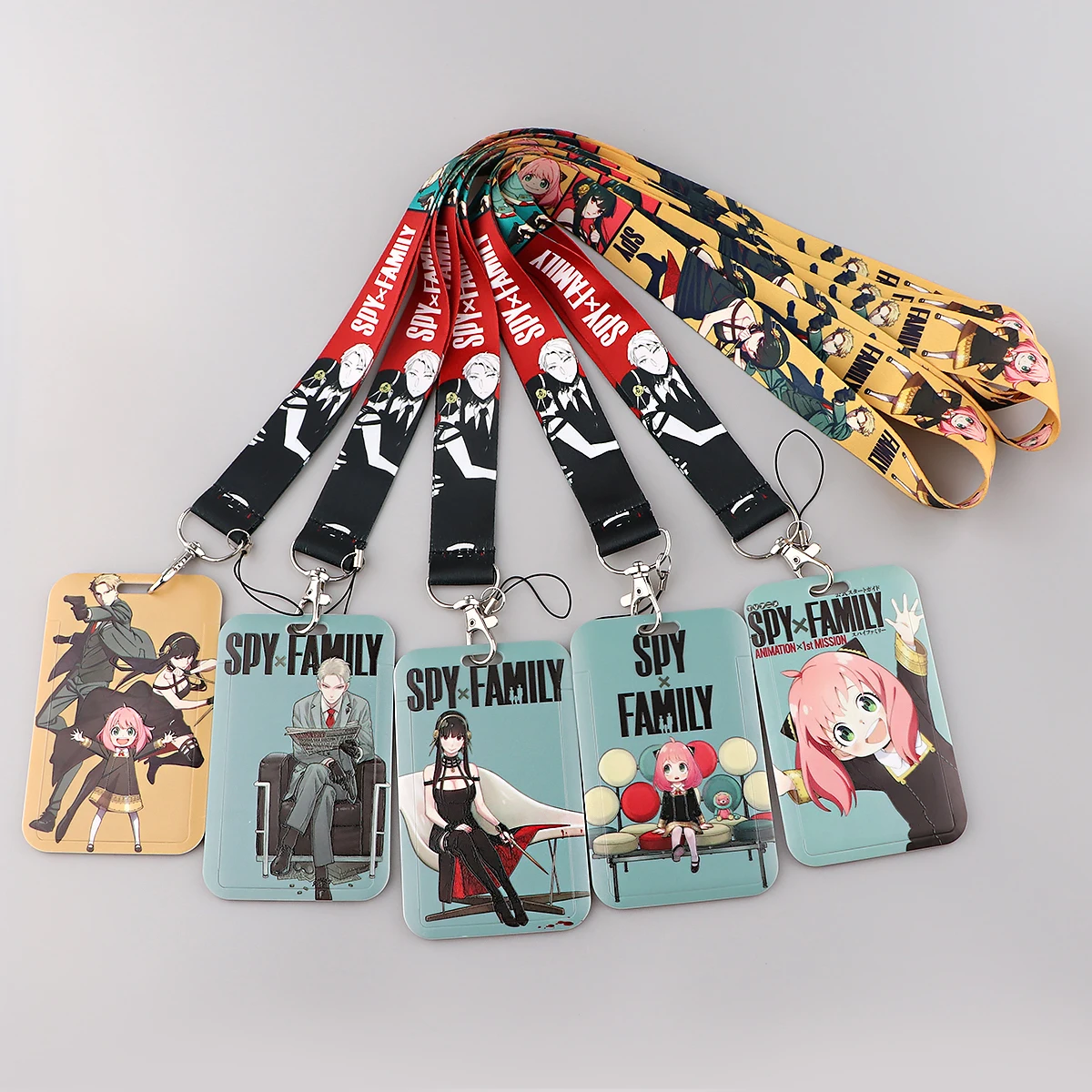 Japanese Anime Spy×family Cool Lanyards Keys Chain Id Credit Card Cover  Pass Mobile Phone Charm Neck Straps Badge Holder Gifts - Mobile Phone  Straps - AliExpress