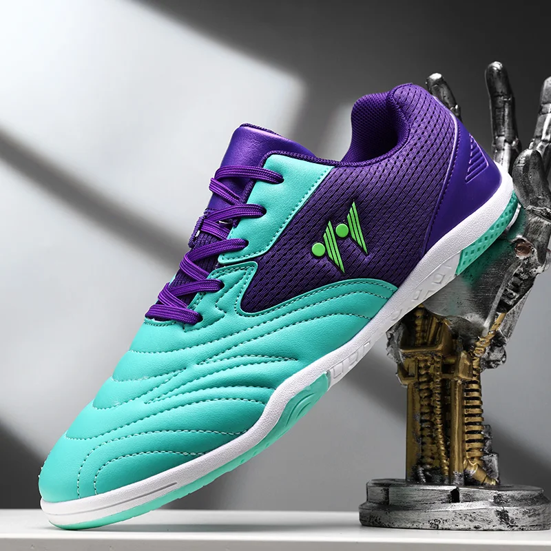 Men Soccer Shoes Grass High-top Futsal Sneakers Football Boots Non-Slip Match Indoor Outdoor