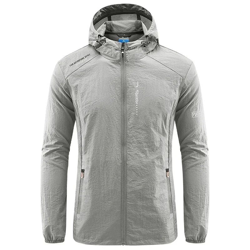 Summer Outdoor Quick Dry Sun-Protective Thin Jacket Men