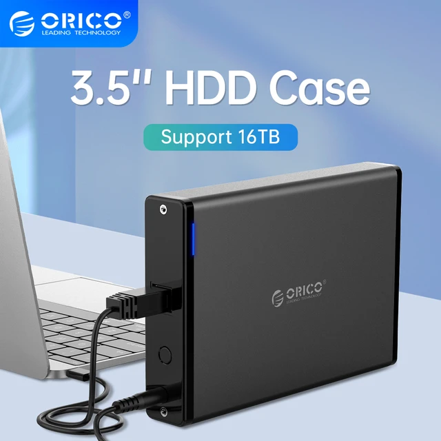 ORICO-carcasa de disco duro externo SATA a USB 3,5, adaptador de 3,0 "para  SSD de 2,5" y 3,5 ", para PC _ - AliExpress Mobile