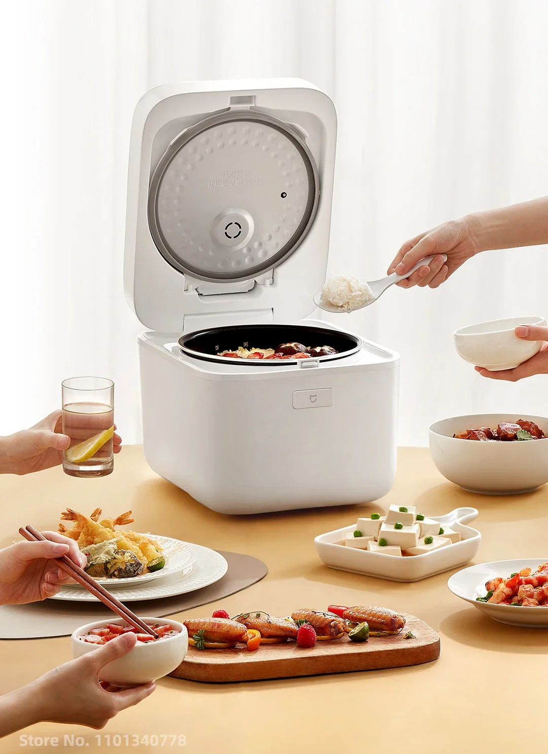 Description Picture 3 of itemIconic Brand Mijia Rice Cooker 5L 220V  Smart Fast Electric Multicooker Pot for Kitchen Cookers Anti-stick Food Warmer Home Appliance