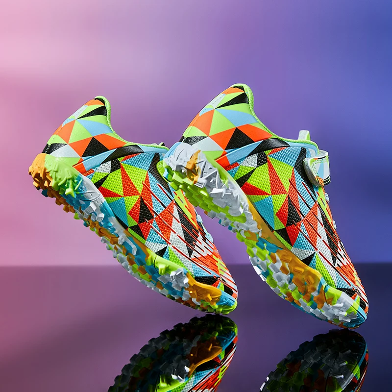 TF/AG Kids Soccer Shoes Professional Training Football Boots Boys Soccer Cleats Sneakers Children Turf Futsal Football Shoes