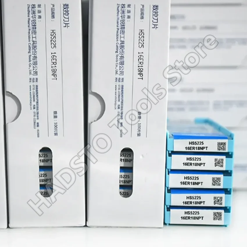 16IR115NPT HS5225/16IR14NPT HS5225/16IR18NPT HS5225 16ER 115NPT 16ER 14NPT 16ER 18NPT HADSTO CNC 초경 인서트 나사산 인서트