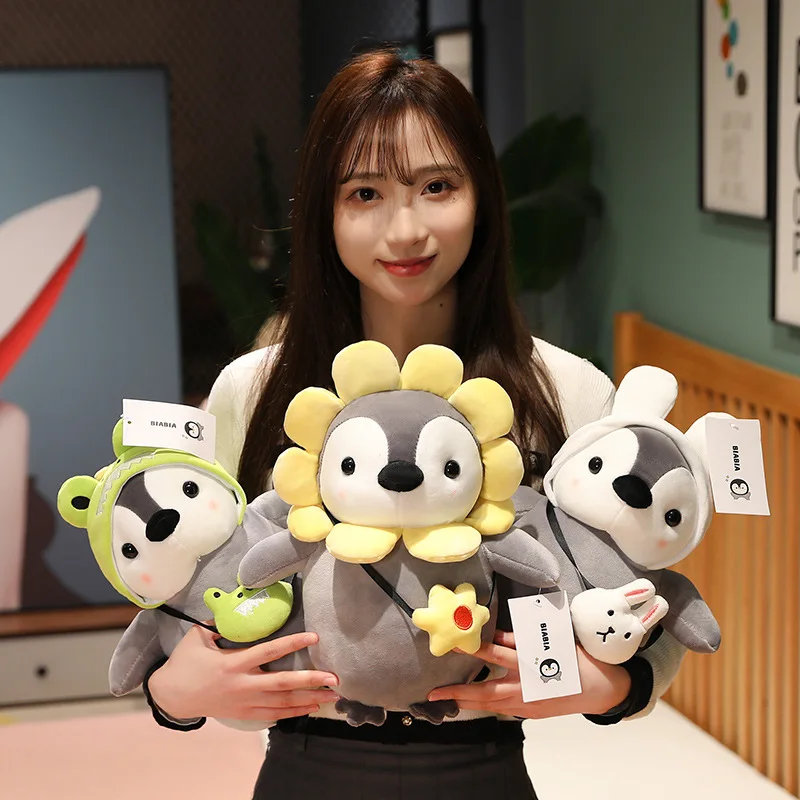 So Cute Cartoon Penguin Plush Doll Korean Pop Crash Landing On You Pen –