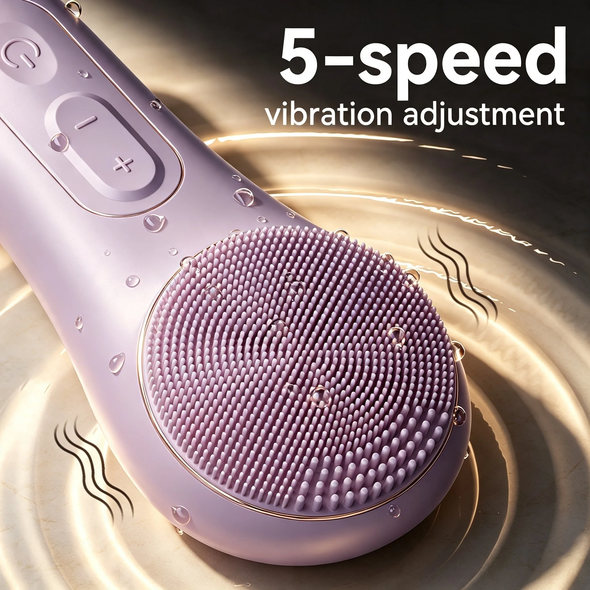 Advanced Electric Silicone Facial Cleansing Brush with Waterproof Design - Deep Cleansing Face Scrubber