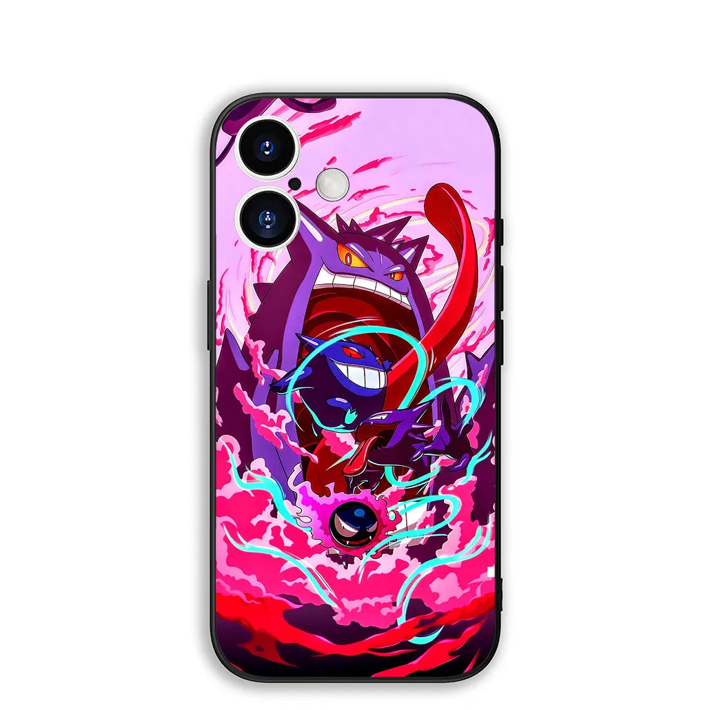 Cute P-Pokemons Gengar & P-Pikachus Phone Case Cover