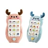 Baby Music Phone Simulation Sound Telephone Bilingual Teaching Sleeping Lullaby Function Teether Toys Educational Toy Cute Gift 6