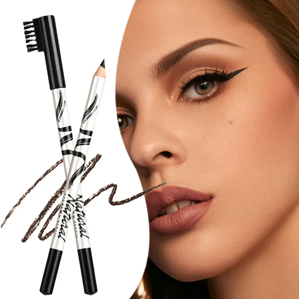 

Eyebrow Pencil P135 Single 1pc 5 Colors Black Brown Enhancer Long Waterproof Coffee Eyebrow Lasting Slim Natural Pen G7Q8