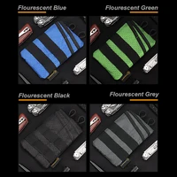 Lightweight EDC Mini Tool Pouch Oxford Small Tool Storage EDC Pouch Foldable Wear Resistant Organizer for Camping Hiking Sports 2