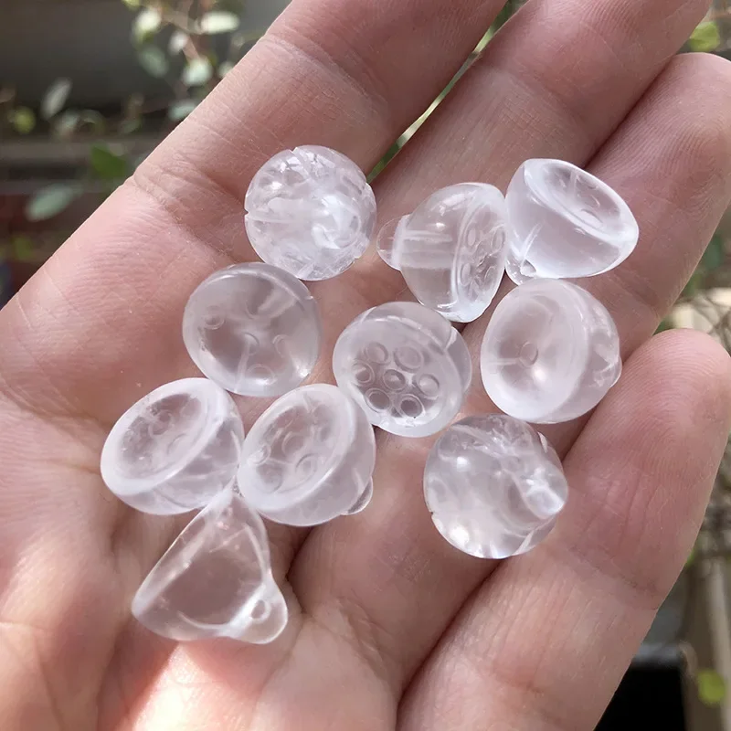 

5pc Natural Crystal Lotus Seedpod Beads Bracelet Necklace Accessories DIY Jewellery Handmade Fashion Personality Lucky Gift