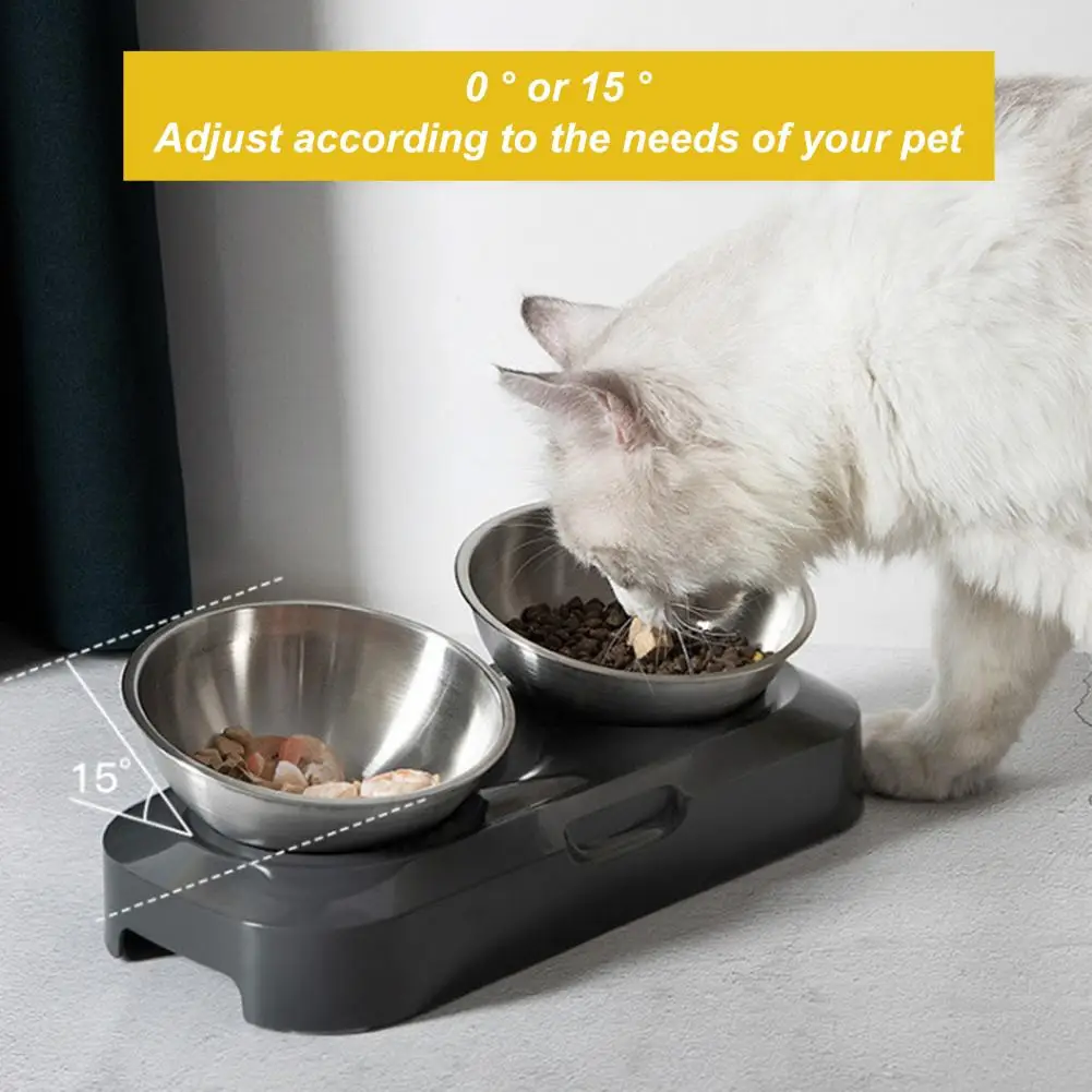 Ceramic Cat Food and Water Bowl Set ,Cat Food Dish with Stand,Elevated Cat  Bowls ,Raised Cat Food Bowls Anti Vomiting - AliExpress