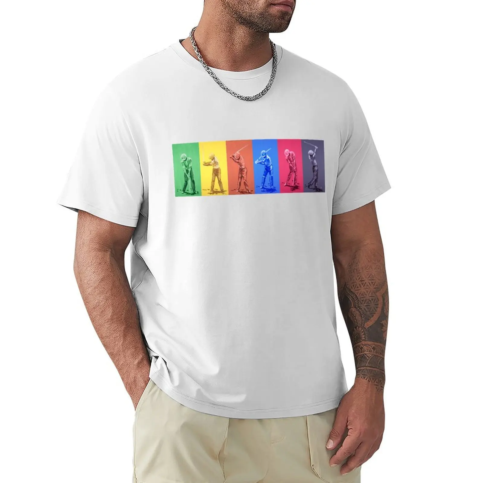 Hogan Swing Six T-Shirt Asciugatura Rapida Vestiti Kawaii Magliette Estive Magliette Per Uomo Grafica