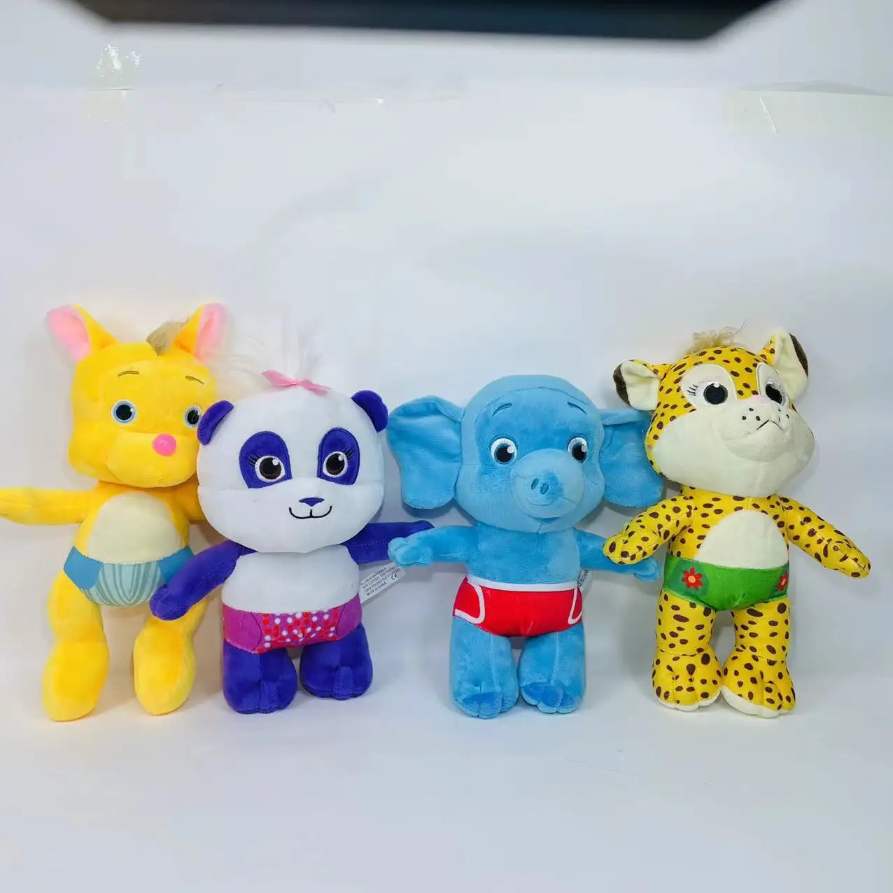 Фото Надпись вечерние Lulu Bailey Franny Kip панда слон Wallaby мягкие набивные животные детские подарки на день рождения №2