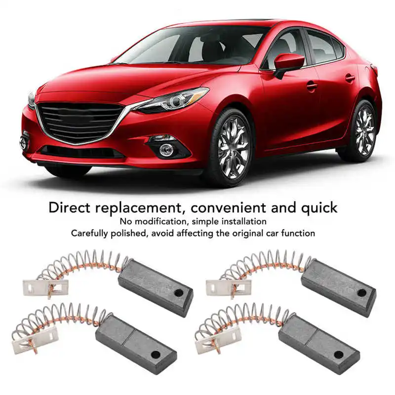 4PCS A647X50170 Alternators Brush Set A647X50870 Metal Alternators Brush Set Replacement for Mitsubishi IR IF for Subaru