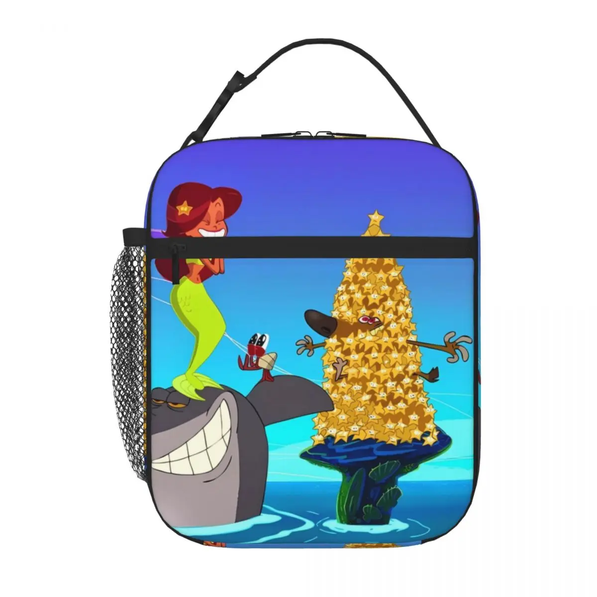 Zig And Sharko Lunch Tote Picnic Kids Lunch Bag Lunch Box Thermal