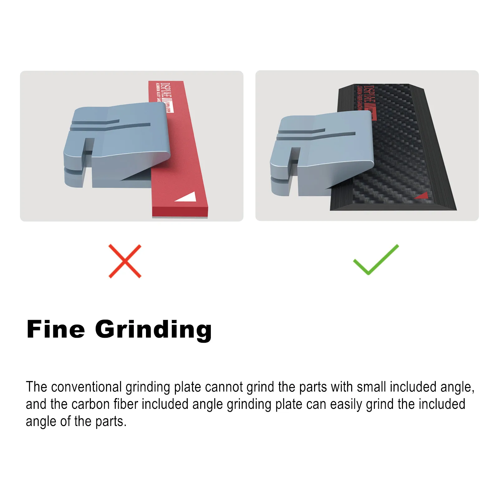 DSPIAE Carbon Fiber Grinding Plate Model Tool