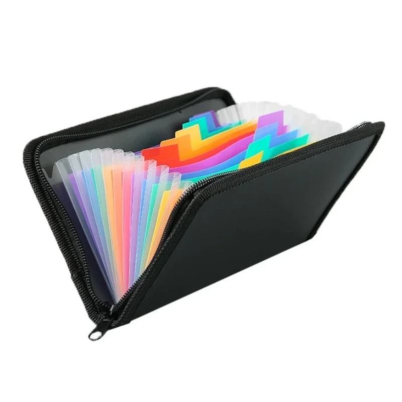

Rainbow Color Organizer Receipts Bills Organizer 13 Pockets Mini Accordion File Folder for Cards Bills Business Documents