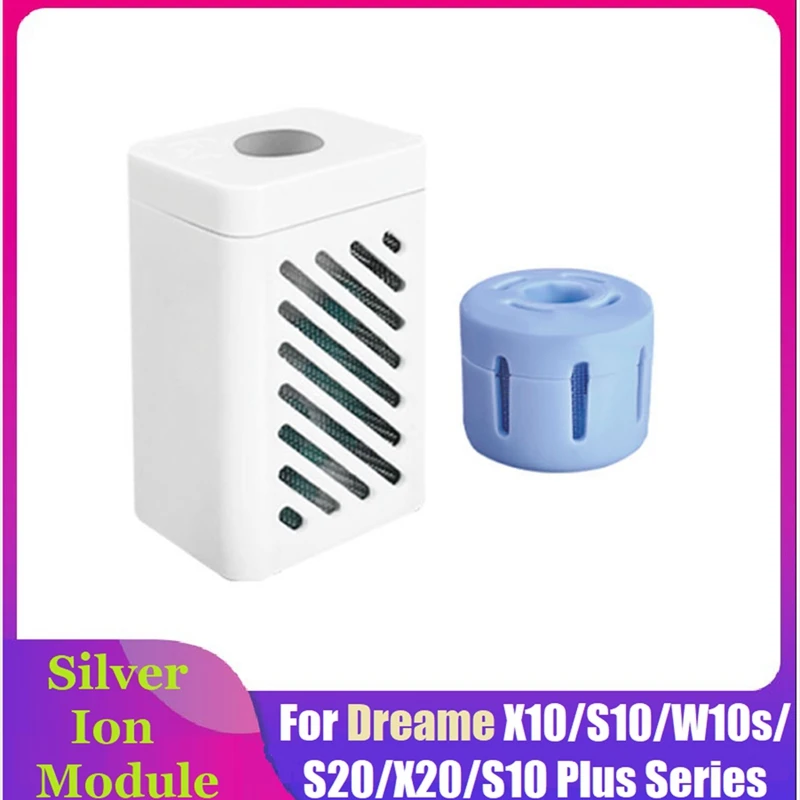 

Серебряный ионный модуль для Dreame серии X10/S10/W10S/S20/X20/S10 Plus, детали для очистки робота, резервуар для воды, ионный запах, стерилизация