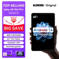 Alldocube iPlay 60 Mini Pro Tablet 8.4inch Android14 16GB(8GB+8GB) RAM 256GB ROM FHD 1920×1200 Dual SIM 4G LTE 6050mAh Battery