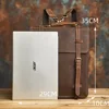 Genuine Leather Vintage NASVA Men's Backpack Crossbody Bag Handbag Satchel Messenger Bag  Leather Laptop Pouch 4