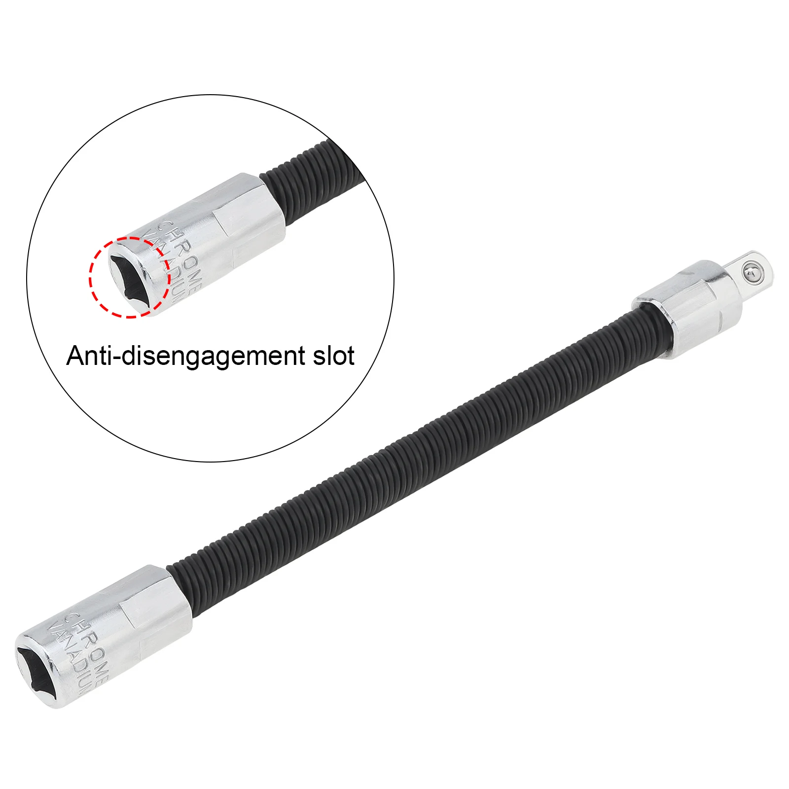 Flexible Sockel Verlängerung Bar Set 1/4 3/8 1/2 Zoll Welle Antriebsstange Adapter Impact Extender Flexible Sockel Verlängerung Stange Bar – Detail 7