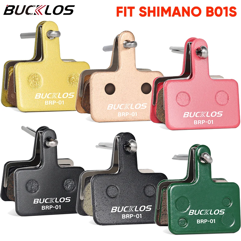 

BUCKLOS Brake Pads Bicycle Hydraulic Disc Pads Fit SHIMANO B01S Mountain Road Bike Disk Brake Pads for SHIMANO MT200 Brake Part