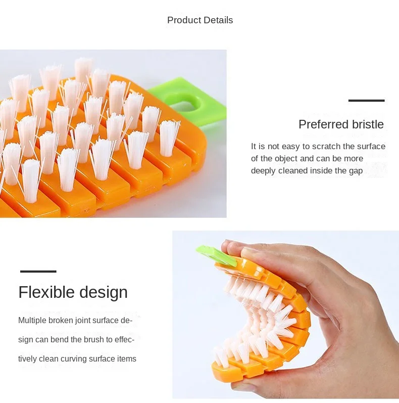 Fruit and Vegetable Brush All-Around Wrapping Bristles Ring Shape Cleaning Brush, Men's, Size: One Size