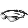RABIGALA Swimming Goggles  Anti-Fog UV Protection Clear Vision with Earplugs for Adult Training Race 1