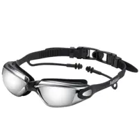 RABIGALA Swimming Goggles  Anti-Fog UV Protection Clear Vision with Earplugs for Adult Training Race 1