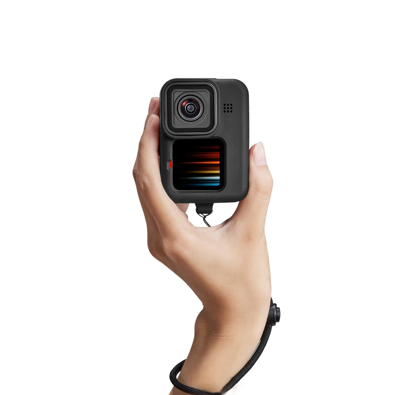 고프로 히어로 11, 10, 9, SJCAM, AKASO, EKEN, DJI, YI, Insta360 용, 길이 조절 가능한 조임 끈, 블랙 끈
