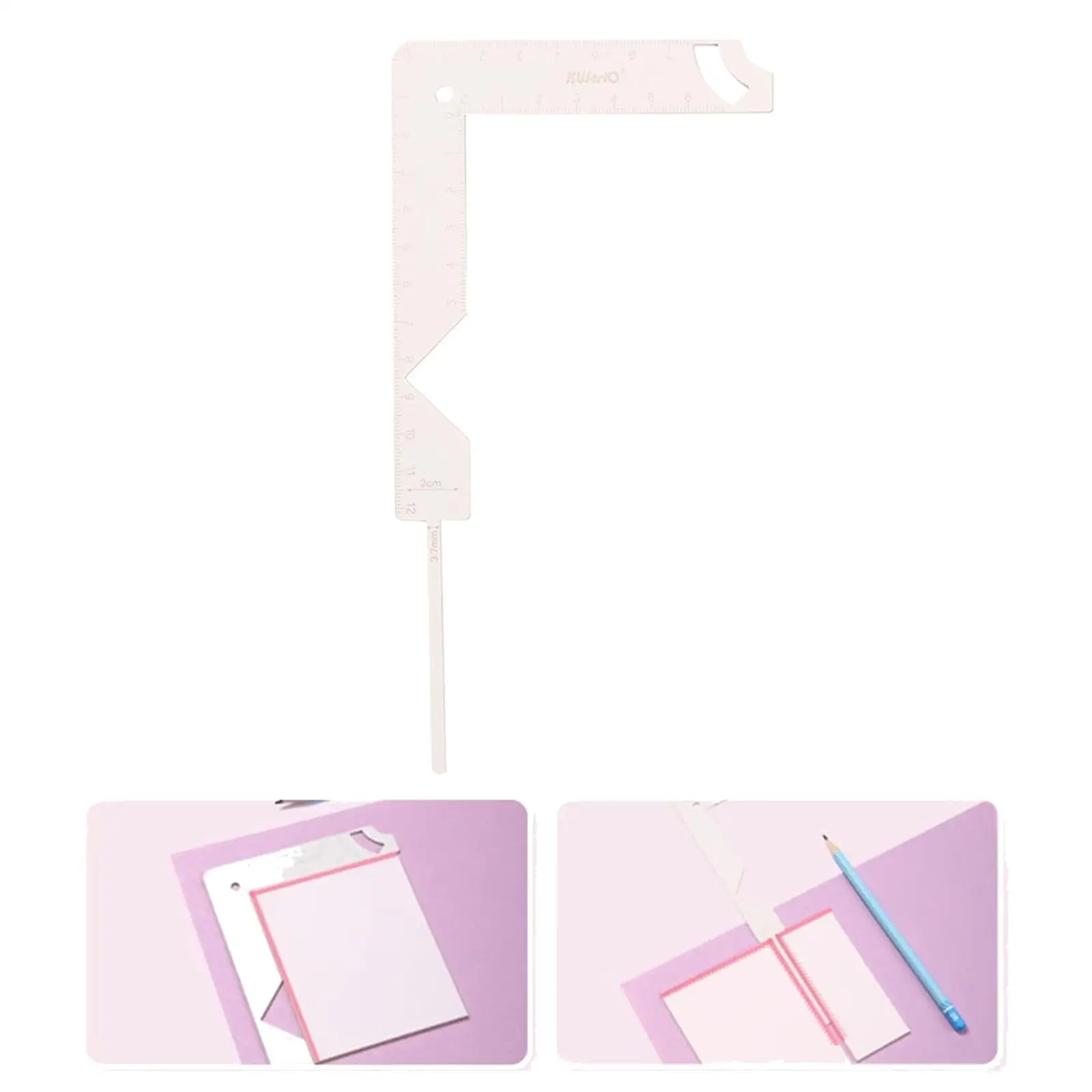 5 in 1 Book Cover Guide Tool Binding Guide Tool Multifunction Gauge Ruler