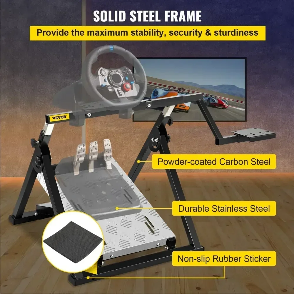 VEVOR VEVOR Soporte para Volante Asiento para Simulación de