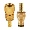 Brass Barb Hose Adapter for Garden Irrigation - Quick Connect Male and Female Fitting, 6/8/10/12/14/16/19/25mm Sizes Available 1