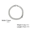 My Shape Bracelet en acier inoxydable pour hommes, bijoux de poignet, bijoux de couple, mode cubaine, Figaro, JOBoy, 3mm, 5mm, 7mm, 9mm de largeur