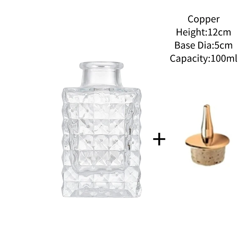 Vintage Glass Design Cocktail Bitters Bottle with Stainless Steel Dasher Top - Professional Bar Tool Accessory